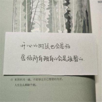 生活感言的经典语句